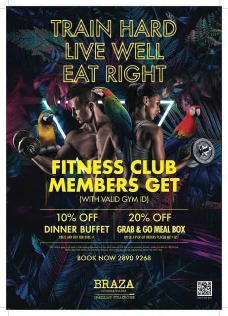 BRAZA Fitness Club Members Offer